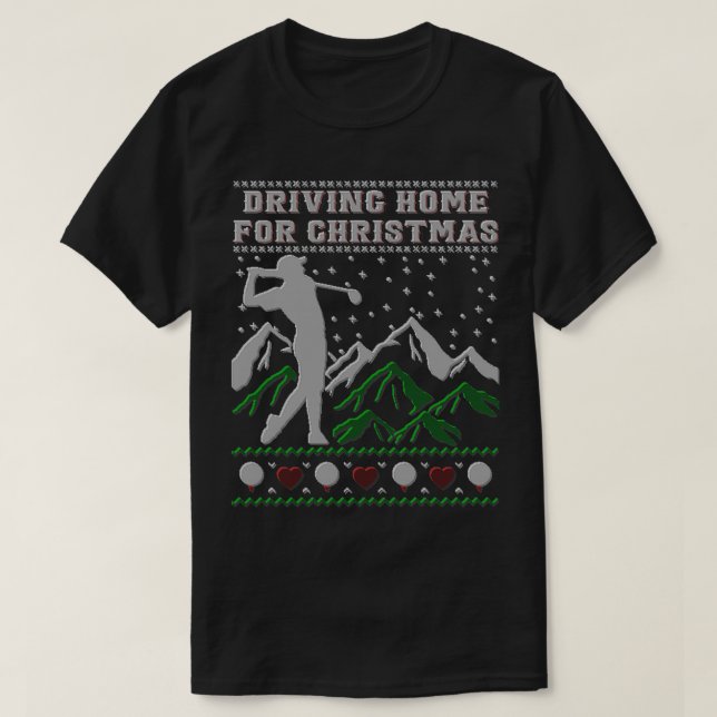 Ix27m Love Driving Home For Christmas T-Shirt (Design Front)