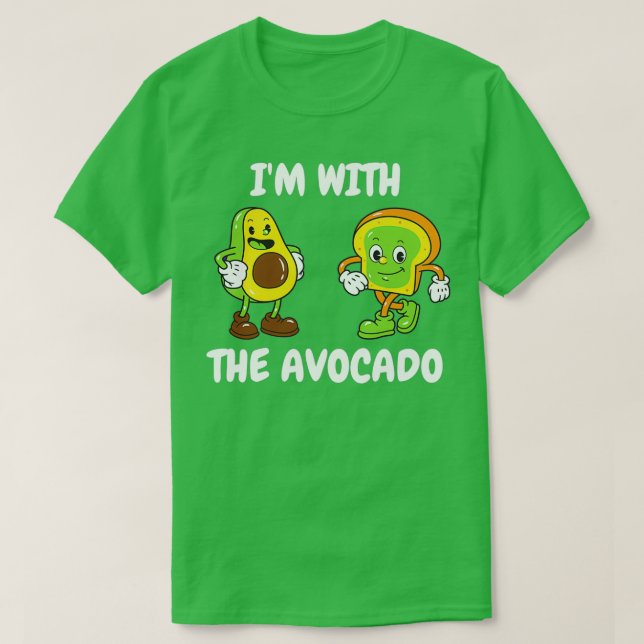 Ix27m With The Avocado 44 T-Shirt (Design Front)