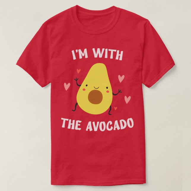 Ix27m With The Avocado 49 T-Shirt (Design Front)