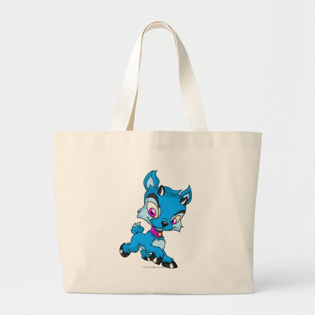 Ixi Blue Large Tote Bag (Front)