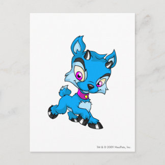 Ixi Blue Postcard