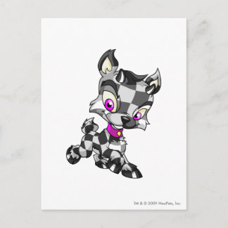 Ixi Chequered Postcard