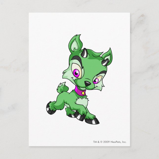 Ixi Green Postcard (Front)