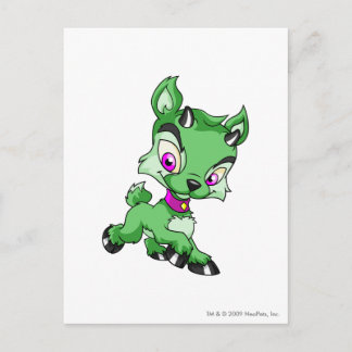 Ixi Green Postcard