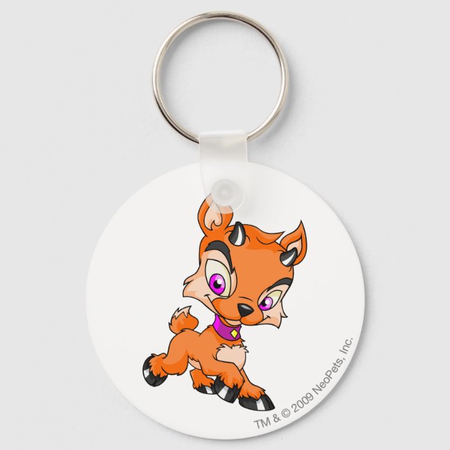 Ixi Orange Key Ring (Front)