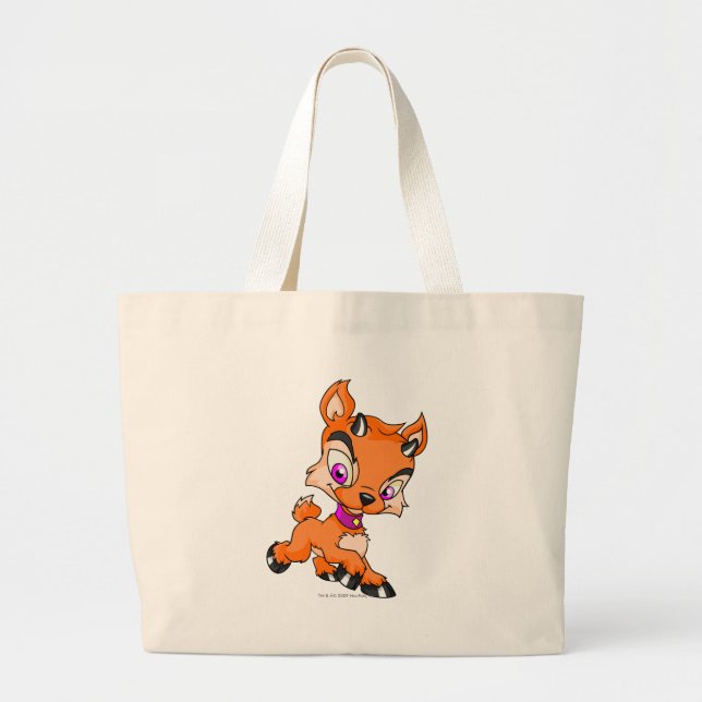 Ixi Orange Large Tote Bag (Front)