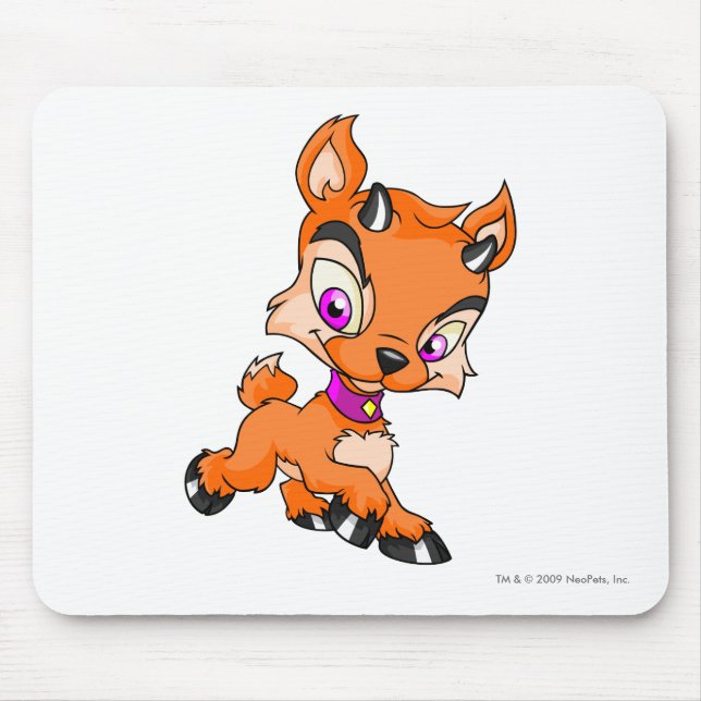 Ixi Orange Mouse Mat (Front)