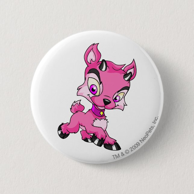 Ixi Pink 6 Cm Round Badge (Front)