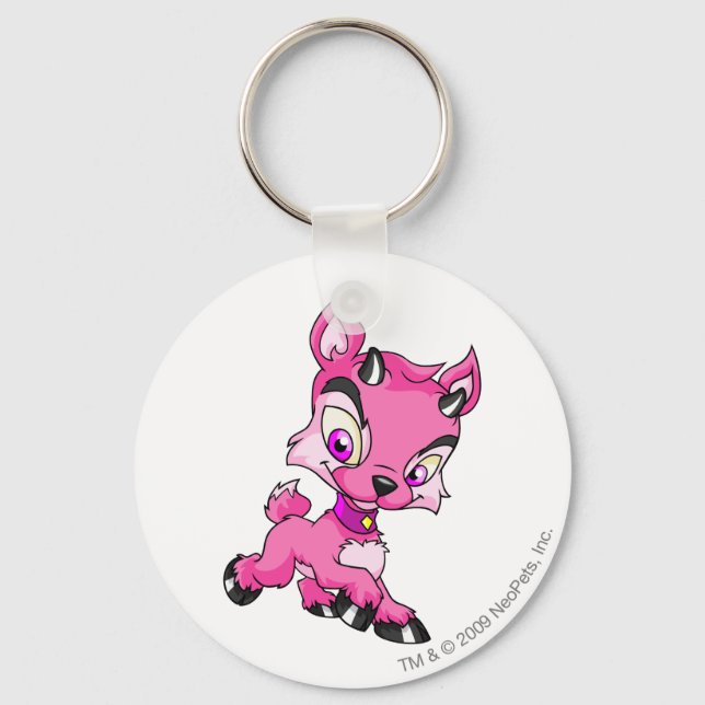 Ixi Pink Key Ring (Front)
