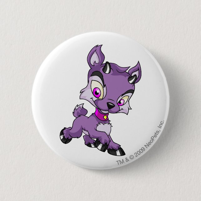 Ixi Purple 6 Cm Round Badge (Front)