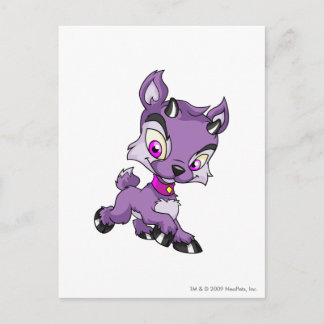 Ixi Purple Postcard
