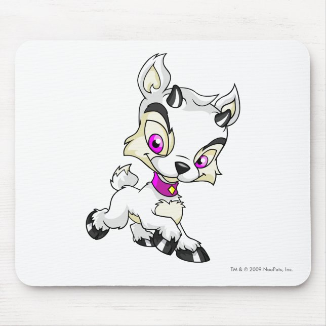 Ixi White Mouse Mat (Front)