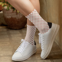 Ixora, Flower of Maha Sarakham (white) Crew Socks