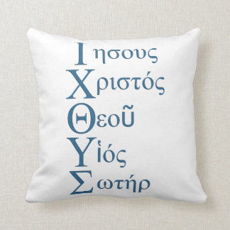 IXOYE Acrostic (Blue) Cushion