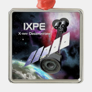 IXPE X-Ray Observatory Metal Tree Decoration