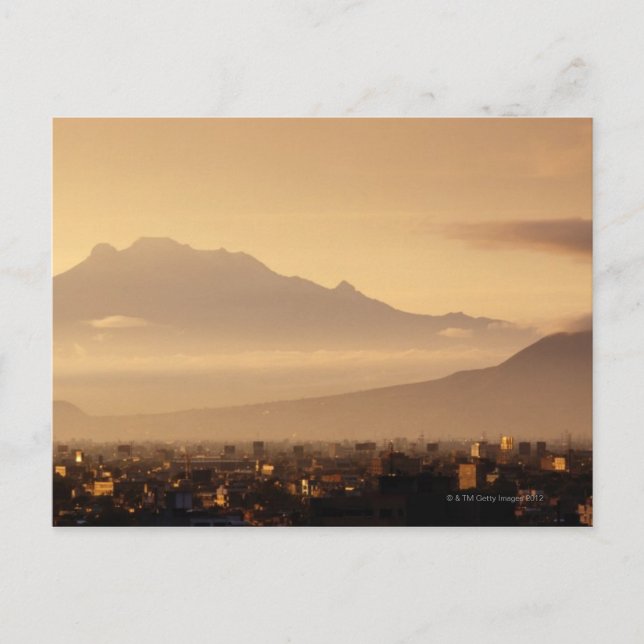Ixtaccihuatl Volcano Postcard (Front)