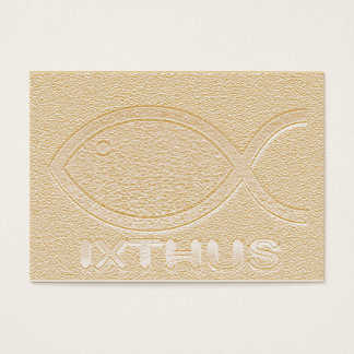 IXTHUS Christian Fish Symbol - Tract Card /