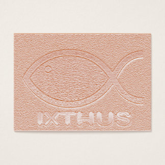 IXTHUS Christian Fish Symbol - Tract Card /