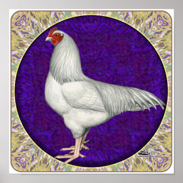 Ixworth Rooster Poster (Front)