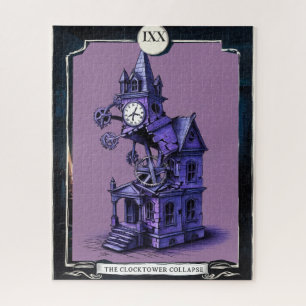 IXX Clocktower Collapse – Time's Up, Tarot Jigsaw Puzzle
