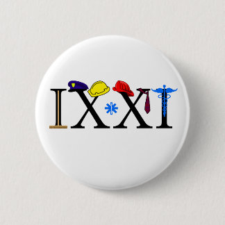 IXXI  Remember 9-11 6 Cm Round Badge