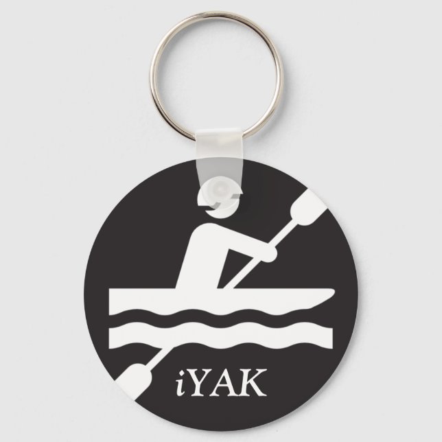 iYAK, Kayaking Keychain (Front)