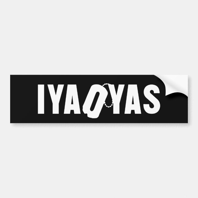 IYAOYAS BUMPER STICKER (Front)