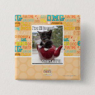 I'z a lil teepot 15 cm square badge