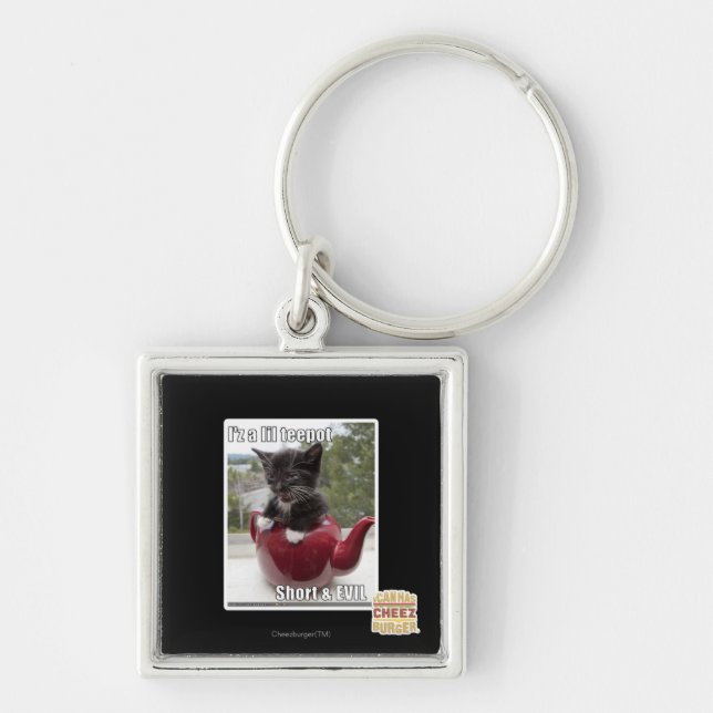 I'z a lil teepot key ring (Front)