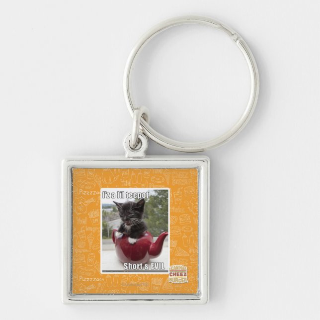 I'z a lil teepot key ring (Front)