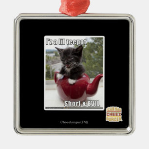 I'z a lil teepot metal tree decoration