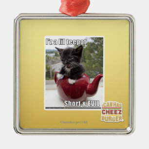 I'z a lil teepot metal tree decoration