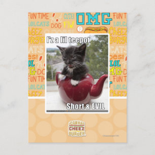 I'z a lil teepot postcard