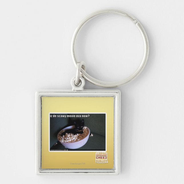 Iz de scawy movie ova now? key ring (Front)