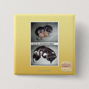 iz hadz mr. snuggies forebber 15 cm square badge