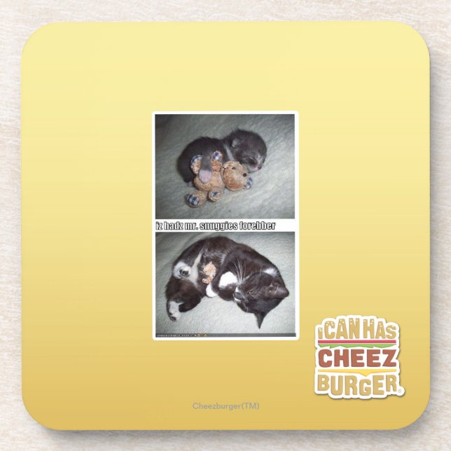 iz hadz mr. snuggies forebber coaster (Front)