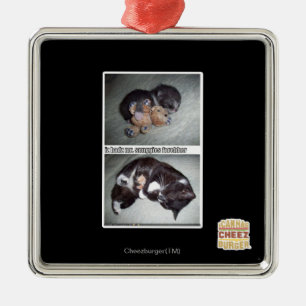 iz hadz mr. snuggies forebber metal tree decoration