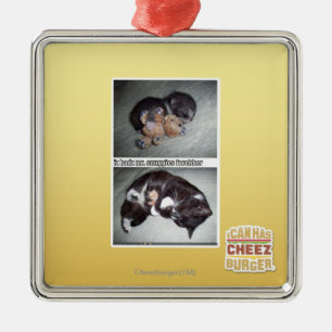 iz hadz mr. snuggies forebber metal tree decoration