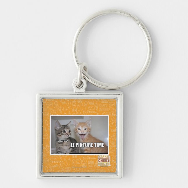 iz pikture time key ring (Front)