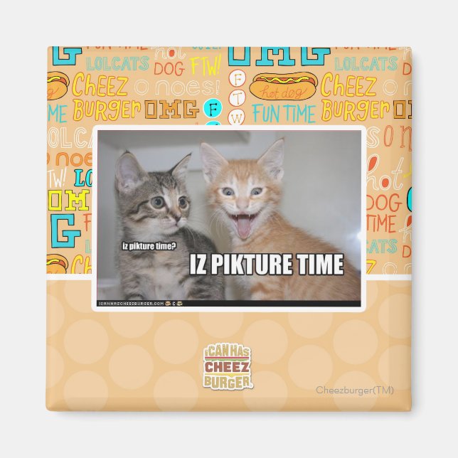 iz pikture time magnet (Front)
