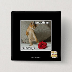 Iz practising mah tango 15 cm square badge