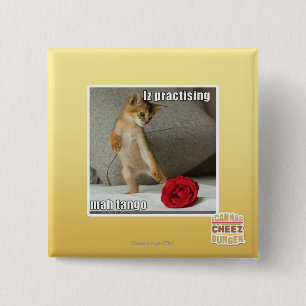 Iz practising mah tango 15 cm square badge