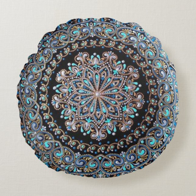 ize: Round Throw Pillow (16") Zazzle pillows now c (Front)