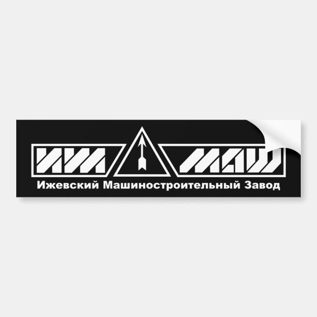IZHMASH bumper sticker (Front)