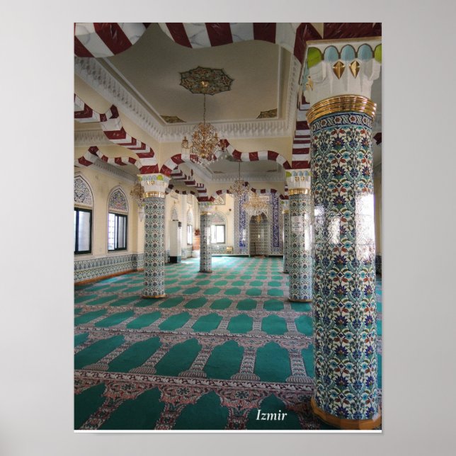 Izmir Blue Mosque ,Turkey  Poster (Front)