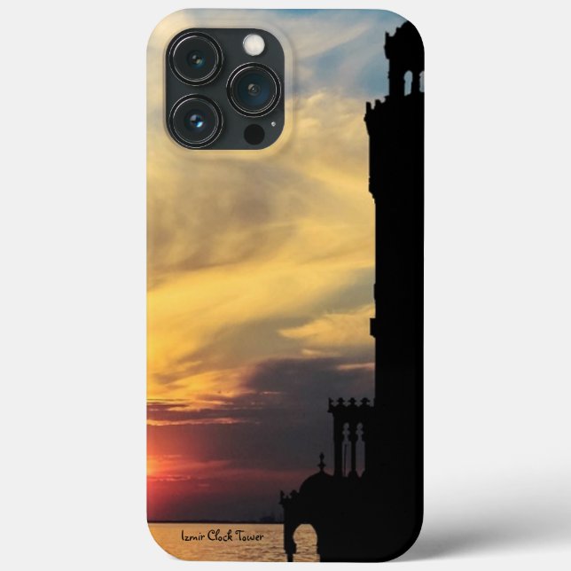 Izmir Clock Tower Sunset , Turkey Case-Mate iPhone Case (Back)