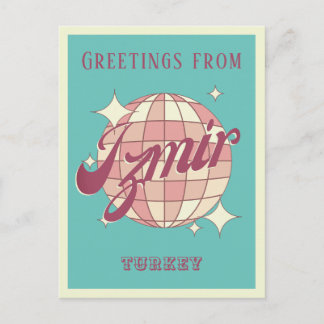 Izmir Turkey Retro Vintage Postcard