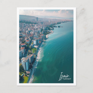 Izmir Turkey Travel Place illustration Postcard