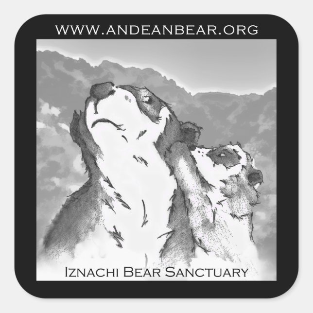 Iznachi Bear Sanctuary Sticker (Front)