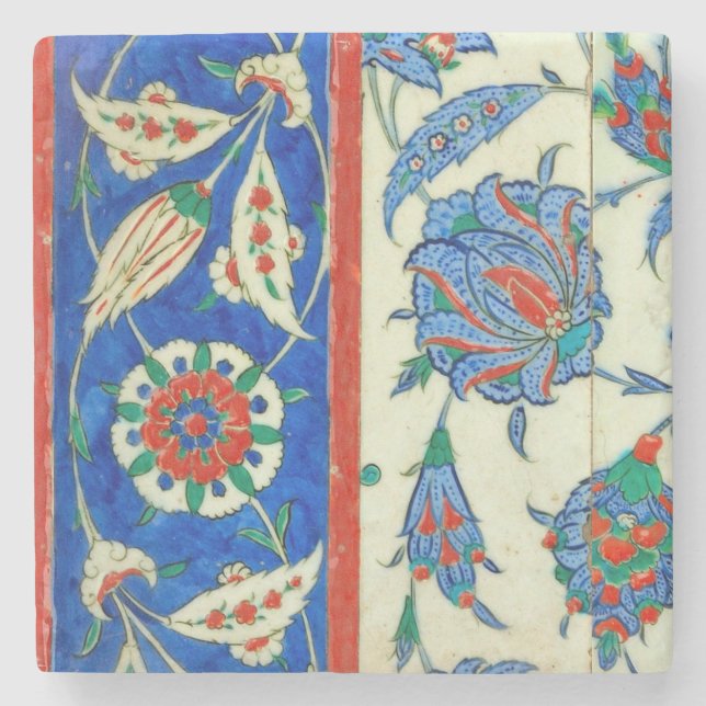 iznic ceramics Stone Coaster (Front)